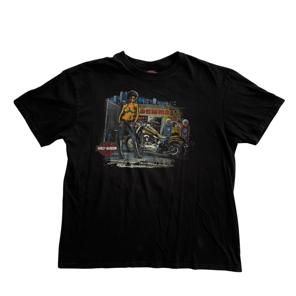 Rare Harley Davidson Rommel New Castle Shirt - Picture 5 of 10